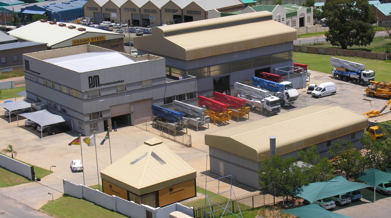 Aerial picture of Putzmeister SA (Pty) Ltd.